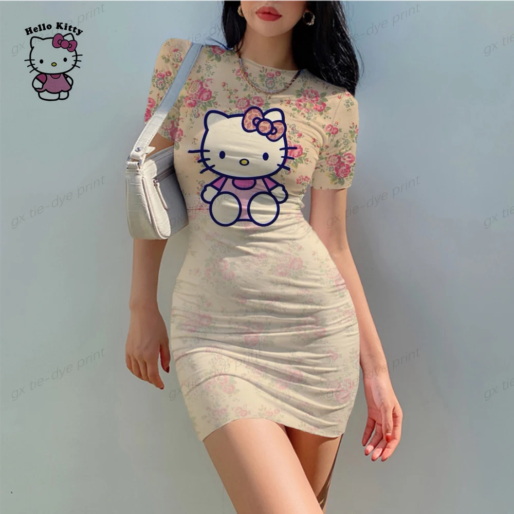 Новинка, женское летнее мини-платье Hello Kitty, модель 2024 года, облегающие Сексуальные Обтягивающие Платья с коротким рукавом и круглым вырезом, одежда с героями мультфильмов, Y2K
Новинка, женское летнее мини-платье Hello Kitty, модель 2024 года, облегающие Сексуальные Обтягивающие Платья с коротким рукавом и круглым вырезом, одежда с героями мультфильмов, Y2K