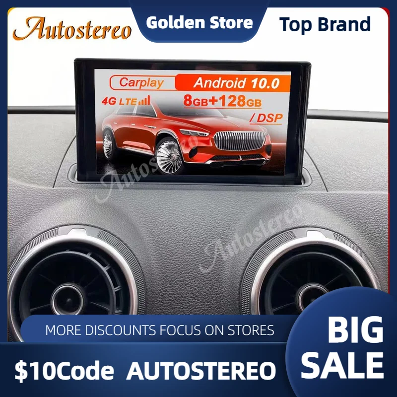 Foldable For Audi A3 2014-2017 Android 10 128 Car GPS Navigation Multimedia Player Car Auto Stereo Radio Tape Recorder Head Unit
Foldable For Audi A3 2014-2017 Android 10 128 Car GPS Navigation Multimedia Player Car Auto Stereo Radio Tape Recorder Head Unit