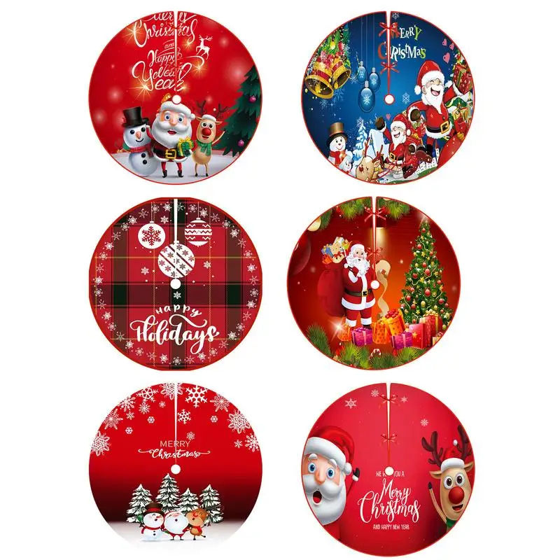 Christmas Tree Rug Skirt Santa Claus Snowman Printed Artificial Tree Skirt Soft Aesthetic Lovely Skirt Holiday Party Decorations
Christmas Tree Rug Skirt Santa Claus Snowman Printed Artificial Tree Skirt Soft Aesthetic Lovely Skirt Holiday Party Decorations