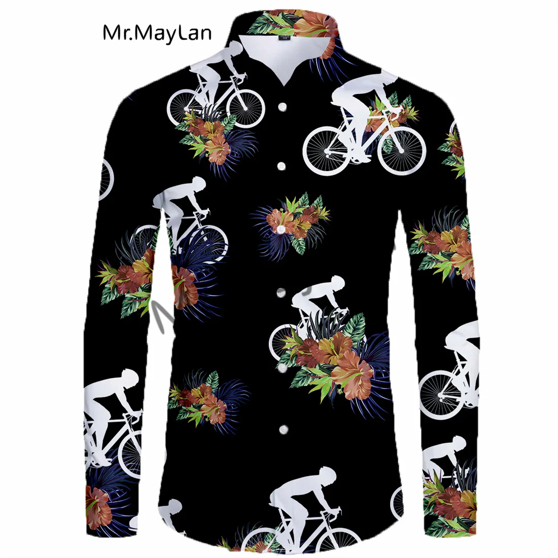 3D Print Colorful Bicycle Men's Leisure Hawaii Chemise Hombre Bluusa Unisex Fashion Streetwear Long Sleeve Shirs Hommes Tops-201
3D Print Colorful Bicycle Men's Leisure Hawaii Chemise Hombre Bluusa Unisex Fashion Streetwear Long Sleeve Shirs Hommes Tops-201