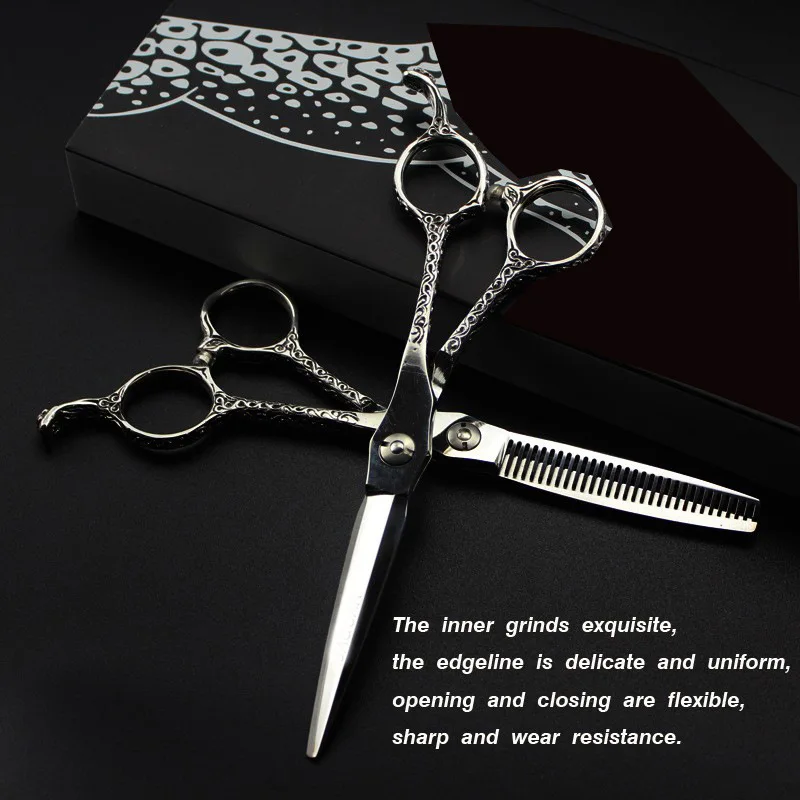 Hairdressing Scissors 6 Inch Hair Scissors Professional Hairdressing Scissors Cutting Thinning Scissors Barber Shear Accessories
Hairdressing Scissors 6 Inch Hair Scissors Professional Hairdressing Scissors Cutting Thinning Scissors Barber Shear Accessories