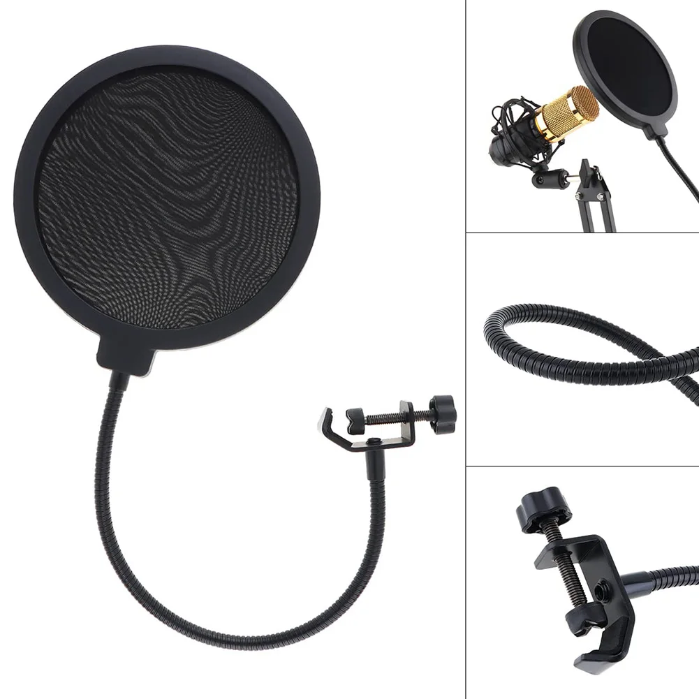 Double Layer Microphone Wind Screen Sound Filter For Crystal Clear Mask Mic Shield Studio Recordings Accessories
Double Layer Microphone Wind Screen Sound Filter For Crystal Clear Mask Mic Shield Studio Recordings Accessories
