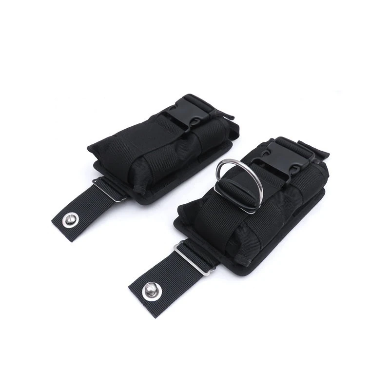 New 2Pcs Spare Black 1680D Nylon Scuba Diving Weight Belt Pockets With Quick Release Buckle -22.5X15x5cm
New 2Pcs Spare Black 1680D Nylon Scuba Diving Weight Belt Pockets With Quick Release Buckle -22.5X15x5cm