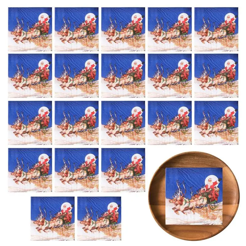 Christmas Cocktail Napkins Sleigh Napkins Decorative Absorbent Napkins 2 Ply Hand Towel For Kitchen Home Winter Dinner Party
Christmas Cocktail Napkins Sleigh Napkins Decorative Absorbent Napkins 2 Ply Hand Towel For Kitchen Home Winter Dinner Party