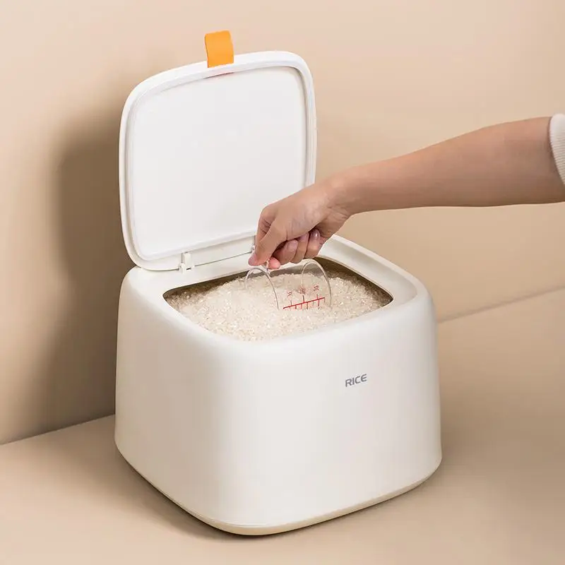 Kitchen Plastic 10Kg Rice Grain Storage Box Bucket Sealed Moisture-Proof Large Pet Food Storage Container Mildew Anti-Oxidation
Kitchen Plastic 10Kg Rice Grain Storage Box Bucket Sealed Moisture-Proof Large Pet Food Storage Container Mildew Anti-Oxidation