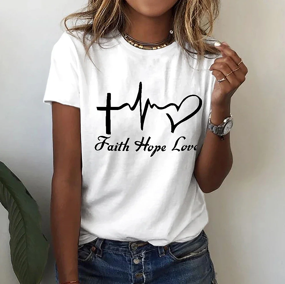 Fashion 3D Love Print T-shirt for Ladies Fun Floral Pattern Short Sleeve for Girls Casual Summer Crew-neck Top for Women Clothin
Fashion 3D Love Print T-shirt for Ladies Fun Floral Pattern Short Sleeve for Girls Casual Summer Crew-neck Top for Women Clothin