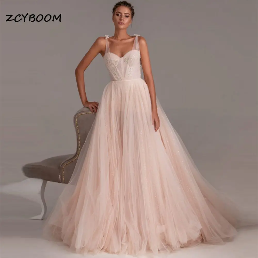 Pink Quinceanera Dresses Graduation Backless Tulle Bow Shoulder Strap Porm Dresses Appliques Bodice A-line Robe De Soriee Longue
Pink Quinceanera Dresses Graduation Backless Tulle Bow Shoulder Strap Porm Dresses Appliques Bodice A-line Robe De Soriee Longue
