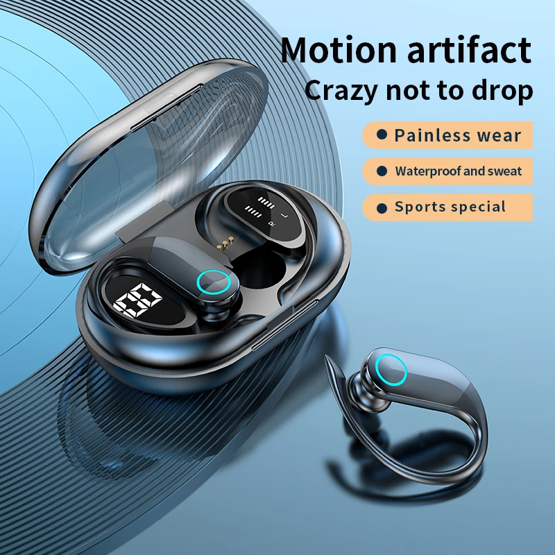 Беспроводные наушники, Bluetooth наушники G37, светодиодный Display, водонепроницаемые спортивные наушники с сенсорным управлением, TWS игровая гарнитура с микрофоном
Беспроводные наушники, Bluetooth наушники G37, светодиодный Display, водонепроницаемые спортивные наушники с сенсорным управлением, TWS игровая гарнитура с микрофоном