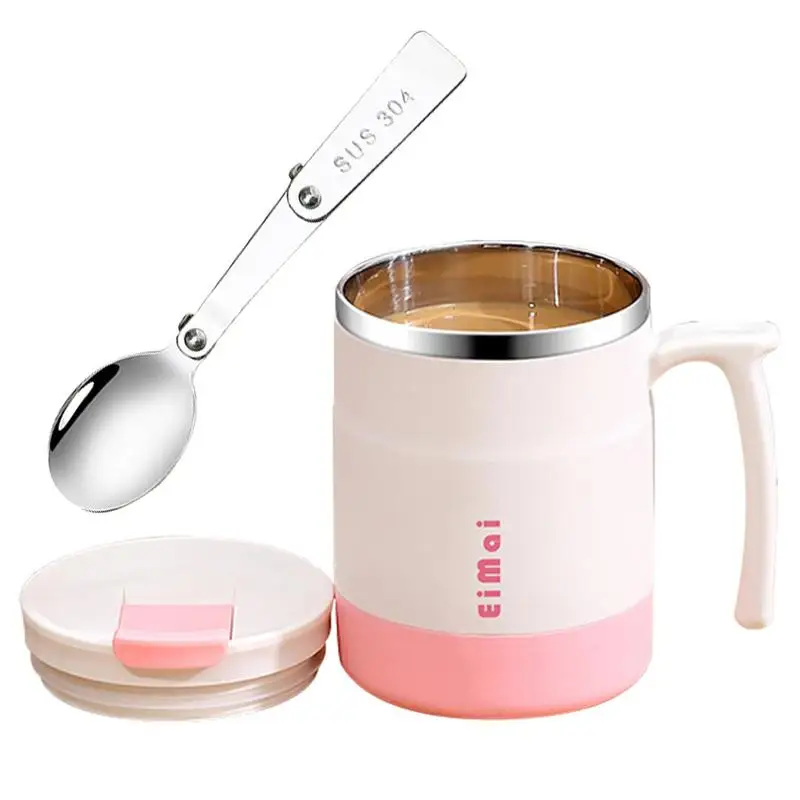 Insulated Travel Coffee Mug Spill Proof 17.59oz Stainless Steel Double Wall Thermo Cup With Lid Spoon Removable Base
Insulated Travel Coffee Mug Spill Proof 17.59oz Stainless Steel Double Wall Thermo Cup With Lid Spoon Removable Base