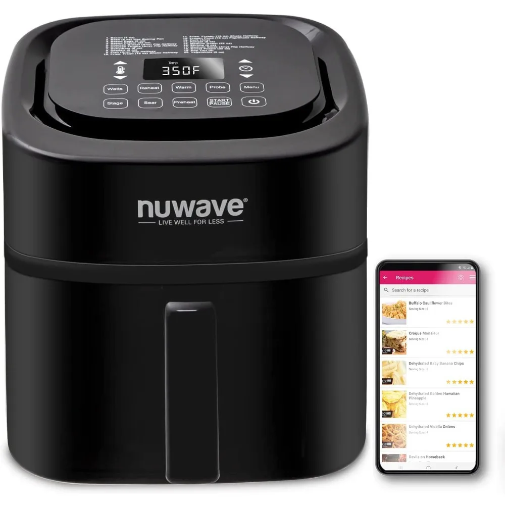 Фритюрница NUWAVE Brio 8-Qt, мощная 1800 Вт, легко читаемый холодный белый дисплей, управление температурой 50-400 °F
Фритюрница NUWAVE Brio 8-Qt, мощная 1800 Вт, легко читаемый холодный белый дисплей, управление температурой 50-400 °F