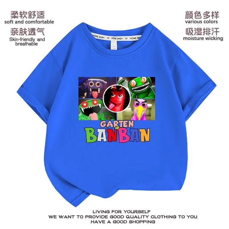 Garten OfBanban Banban Garden Fashion Peripheral Clothes Children's Short-sleeved T-shirt Summer Clothes Boys Half-sleeved Tops
Garten OfBanban Banban Garden Fashion Peripheral Clothes Children's Short-sleeved T-shirt Summer Clothes Boys Half-sleeved Tops