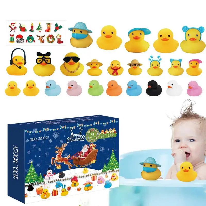 Duck Advent Calendar Waterproof Countdown Calendar With 24 Days Unique Ducks Creative Rubber Durable Christmas Duck Calendar
Duck Advent Calendar Waterproof Countdown Calendar With 24 Days Unique Ducks Creative Rubber Durable Christmas Duck Calendar