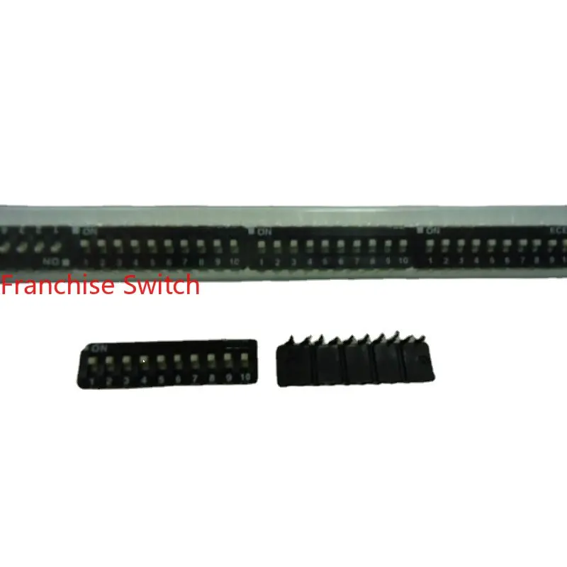 10PCS 10-bit Flat-dialing Dip Switch Key-type Digital Dialing Code Is Inserted Into The Foot Distance Of 2.54 Mm.
10PCS 10-bit Flat-dialing Dip Switch Key-type Digital Dialing Code Is Inserted Into The Foot Distance Of 2.54 Mm.
