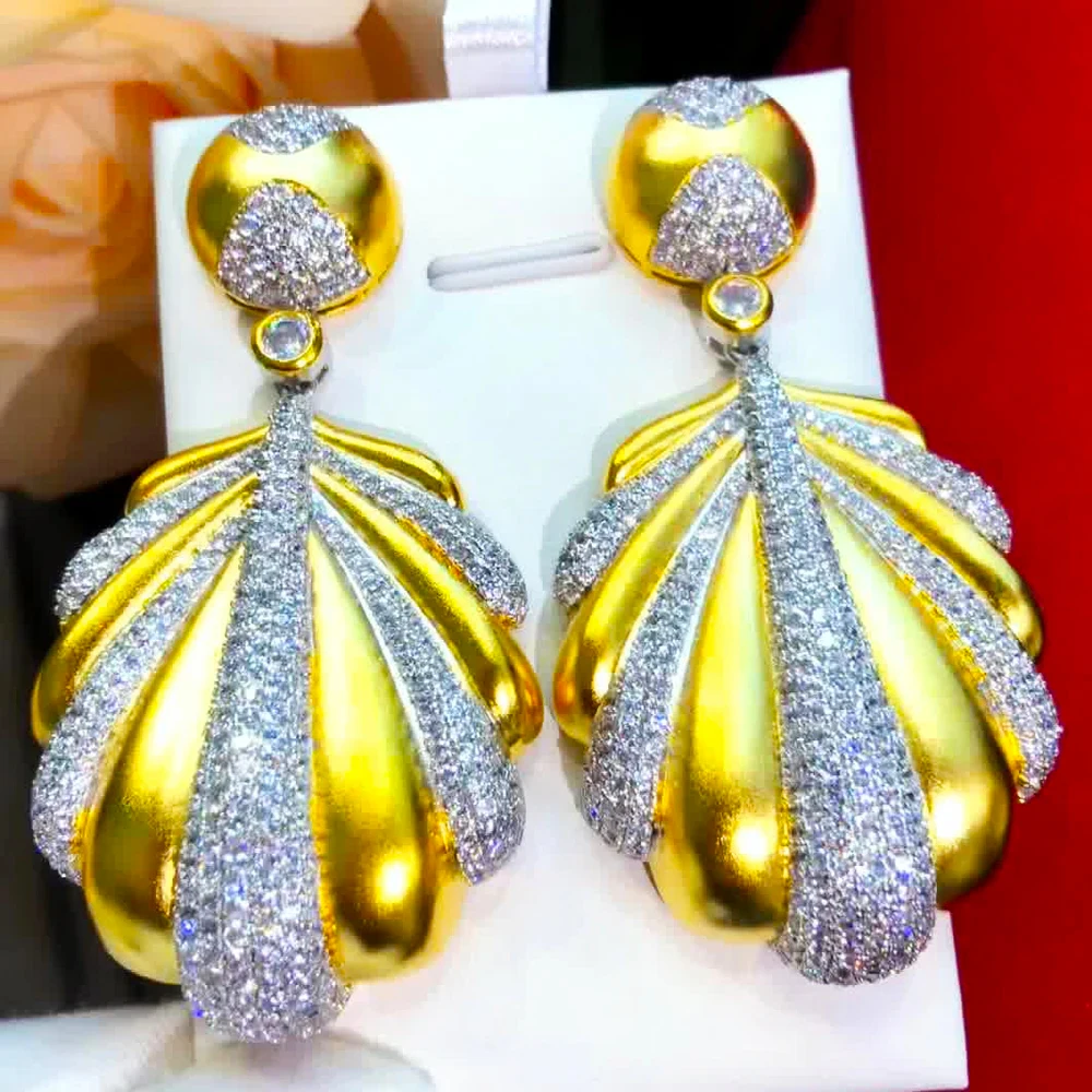 Missvikki Luxury Big Dangle Earrings Crossover Women Girl Party Daily Fashion Micro Cubic Zirconia Pave Super Jewelry Gift
Missvikki Luxury Big Dangle Earrings Crossover Women Girl Party Daily Fashion Micro Cubic Zirconia Pave Super Jewelry Gift