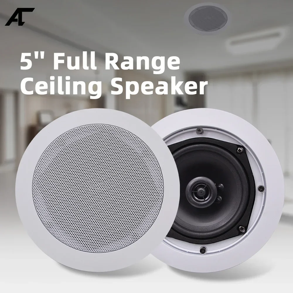 5 inch Ceiling Speaker Home Theater Background Music HiFi Stereo Coaxial 20W Loudspeaker Public Broadcast Audio for Restaurant
5 inch Ceiling Speaker Home Theater Background Music HiFi Stereo Coaxial 20W Loudspeaker Public Broadcast Audio for Restaurant