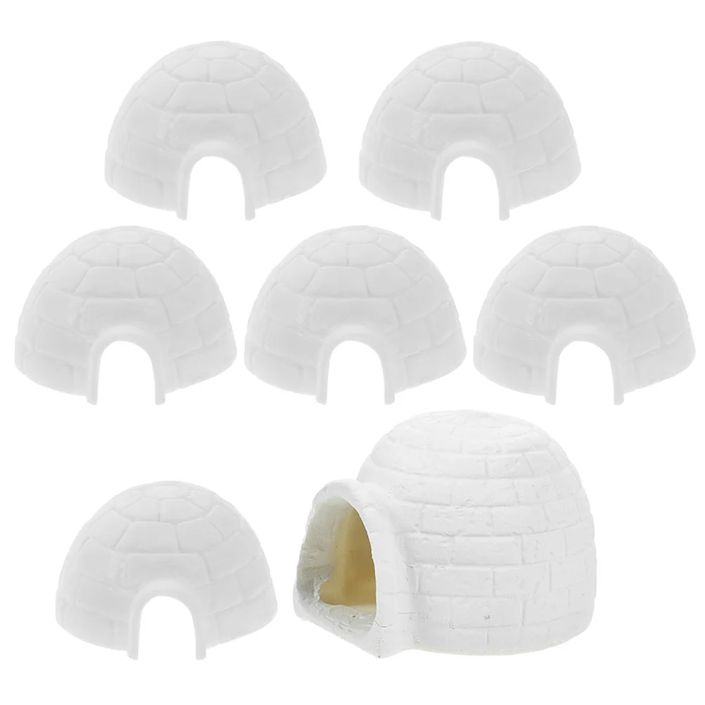7 Igloos Resin Craft Model Ice House Photo Ornament Children Toys Figures Decor Music Figurines for Kids
7 Igloos Resin Craft Model Ice House Photo Ornament Children Toys Figures Decor Music Figurines for Kids