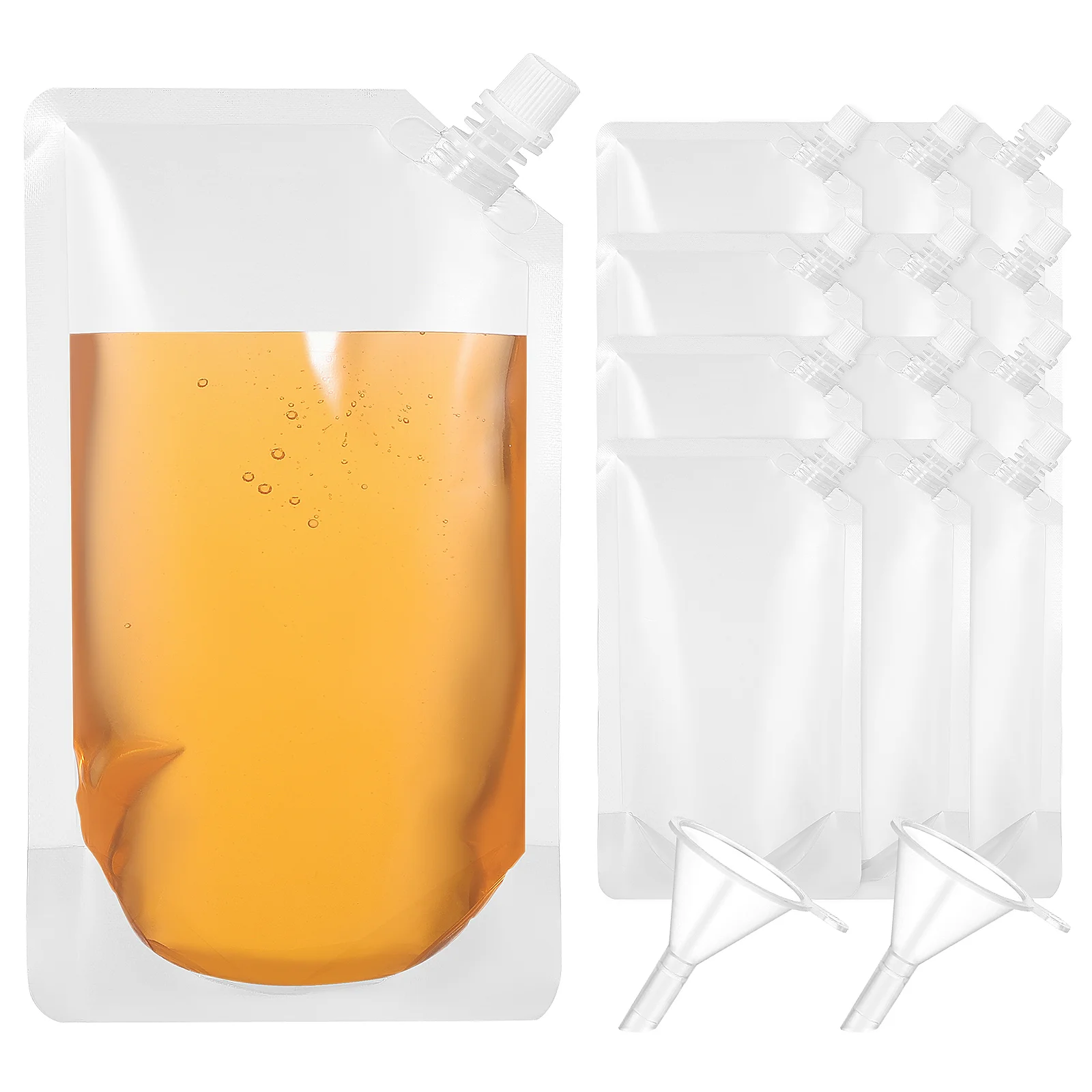 Plastic Liquor Pouches Drinking Flasks Reusable Liquid Spout Bags Stand Up Drink Container Plastic Drink Flasks Travel
Plastic Liquor Pouches Drinking Flasks Reusable Liquid Spout Bags Stand Up Drink Container Plastic Drink Flasks Travel