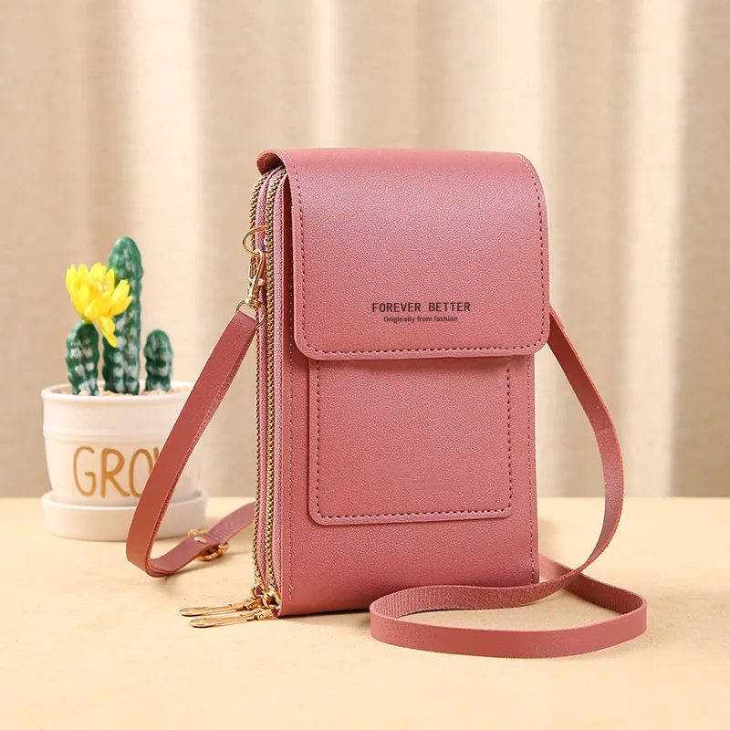 Lady Bag Soft Leather Wallets Case Touch Screen Cell Phone Purse Crossbody Shoulder Strap Handbag for Female Women's Bags
Lady Bag Soft Leather Wallets Case Touch Screen Cell Phone Purse Crossbody Shoulder Strap Handbag for Female Women's Bags