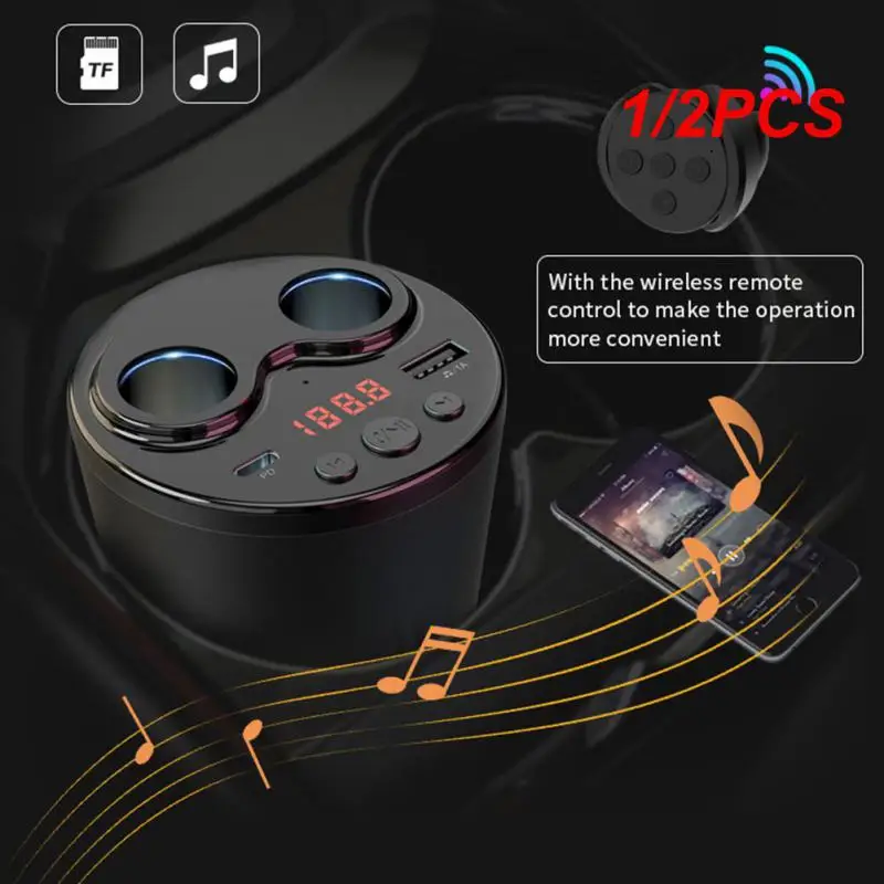 1/2PCS Cup Style Dual Cigarette Lighter 10w Bluetooth Universal Multifunctional Handsfree Car Accessories Car Charger Car Kit
1/2PCS Cup Style Dual Cigarette Lighter 10w Bluetooth Universal Multifunctional Handsfree Car Accessories Car Charger Car Kit