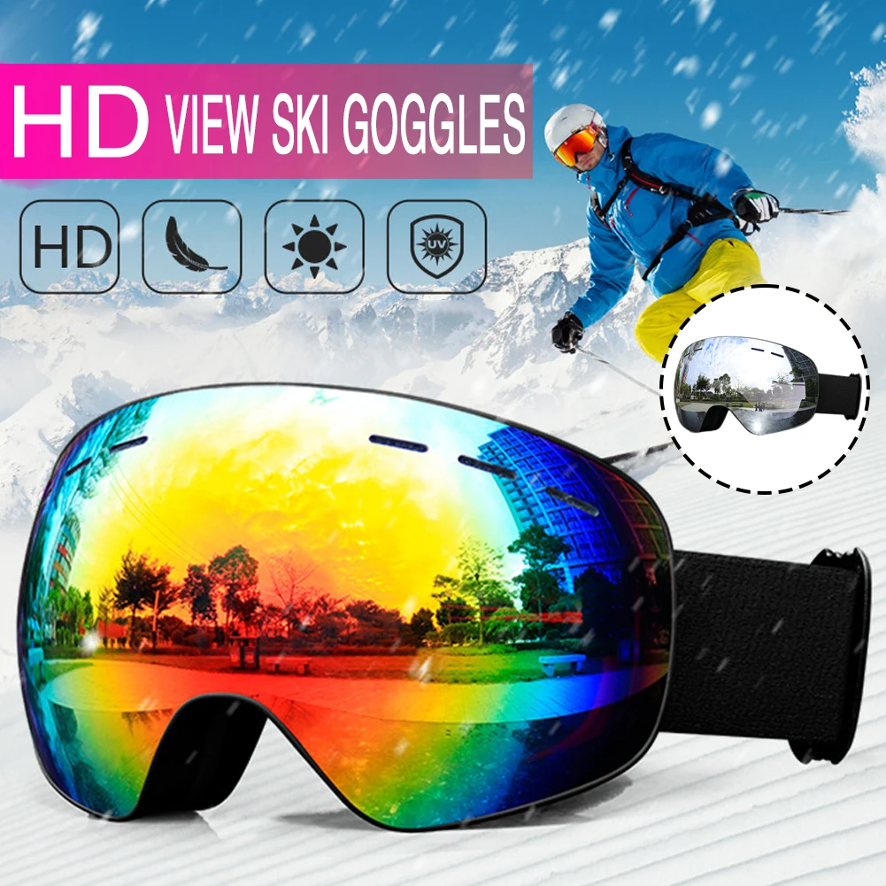 

Лыжные очки Pro 100%, защита UV400, противотуманные Сменные линзы, очки для катания на лыжах, сноуборде, снежные очки для мужчин и женщин Natfire