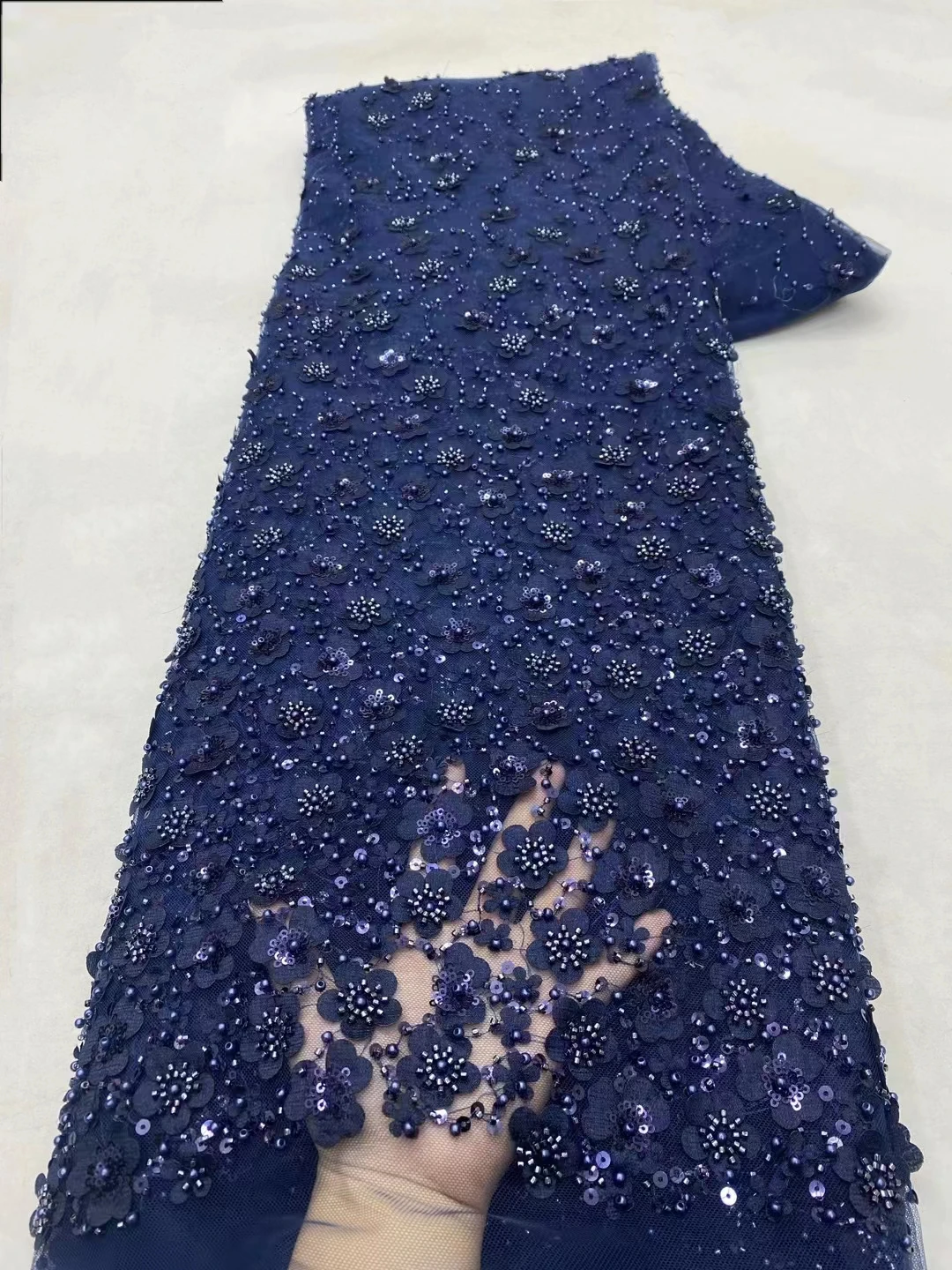DUOFEIYA Luxury Handmade Beads Fabric 2024 Beaded Lace Sequins Tulle Lace Mesh Embroidered For Evening Dresses
DUOFEIYA Luxury Handmade Beads Fabric 2024 Beaded Lace Sequins Tulle Lace Mesh Embroidered For Evening Dresses