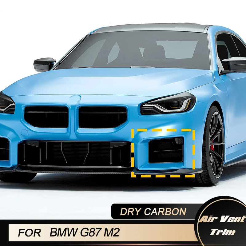 Car Front Bumper Air Vent Trims for BMW G87 M2 Coupe 2022 2023 Racing Air Vents Fins Fog Lamp Cover Accessories Dry Carbon
Car Front Bumper Air Vent Trims for BMW G87 M2 Coupe 2022 2023 Racing Air Vents Fins Fog Lamp Cover Accessories Dry Carbon