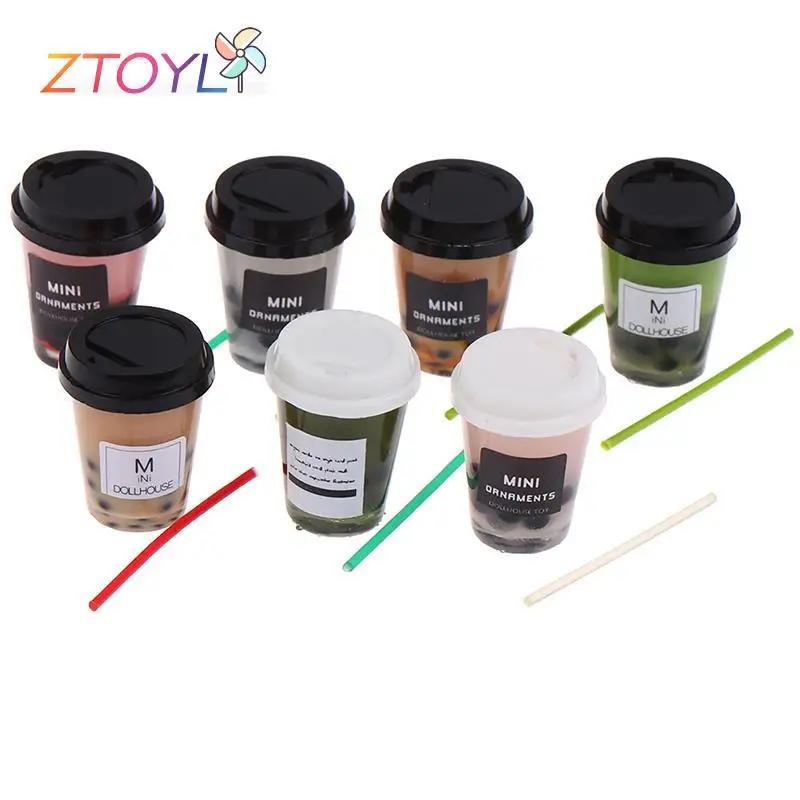 1:12 Dollhouse Kitchen Miniature Coffee Drink Cup Fruit Pearl Milk Tea Model with Straw Living Scene Decor Dollhouse Accessories
1:12 Dollhouse Kitchen Miniature Coffee Drink Cup Fruit Pearl Milk Tea Model with Straw Living Scene Decor Dollhouse Accessories