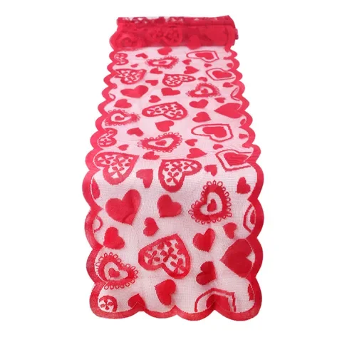 Table Placemat Red Heart Print Tablecloth Decor Love Table Runner Red Lace Wedding Party Valentines Day Gift Home Table Cloth
Table Placemat Red Heart Print Tablecloth Decor Love Table Runner Red Lace Wedding Party Valentines Day Gift Home Table Cloth