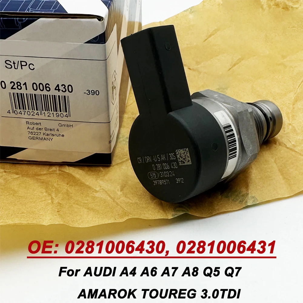 NEW DRV Pressure Control Fuel Valve OE 0281006430 0281006431 057130764AM 0281006254 For 2014-2017 Audi A4 A6 A7 A8 Q5 Q7 Quattro
NEW DRV Pressure Control Fuel Valve OE 0281006430 0281006431 057130764AM 0281006254 For 2014-2017 Audi A4 A6 A7 A8 Q5 Q7 Quattro