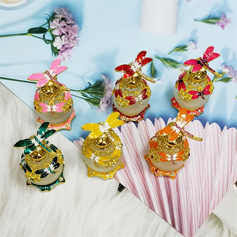 Флаконы для парфюма со стрекозой, 16 шт., пустые многоразовые флаконы для духов, декоративные флаконы для эфирных масел, 15 мл 
Флаконы для парфюма со стрекозой, 16 шт., пустые многоразовые флаконы для духов, декоративные флаконы для эфирных масел, 15 мл