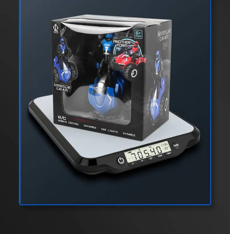 Coche teledirigido con Control remoto para niños, vehículo de juguete con luz, música, baile, deformación, escala 1:16, 2,4G Coche teledirigido con Control remoto para niños, vehículo de juguete con luz, música, baile, deformación, escala 1:16, 2,4G