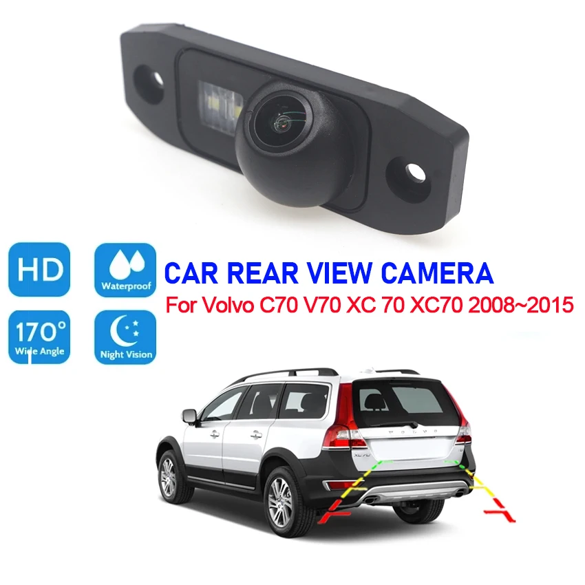 

For Volvo C70 V70 XC 70 XC70 2008 2009 2010 2011 2012 2013 2014 2015 Car Rear View Reverse Backup CCD HD Camera Night Vision