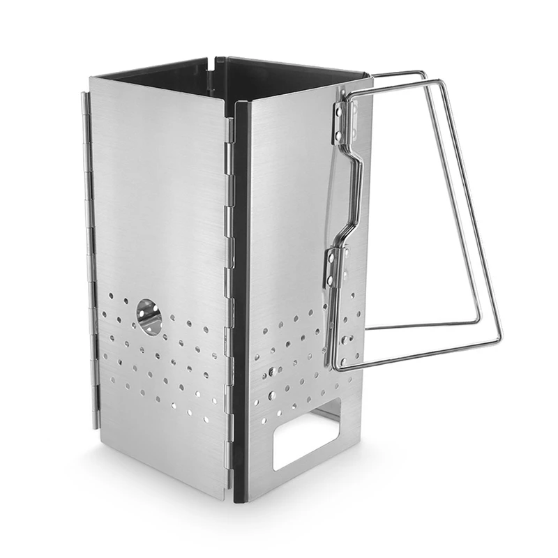 Charcoal Starter Stainless Steel Outdoor BBQ Grill Foldable Chimney Starter Barbecue Folding Grill Portable Heater
Charcoal Starter Stainless Steel Outdoor BBQ Grill Foldable Chimney Starter Barbecue Folding Grill Portable Heater