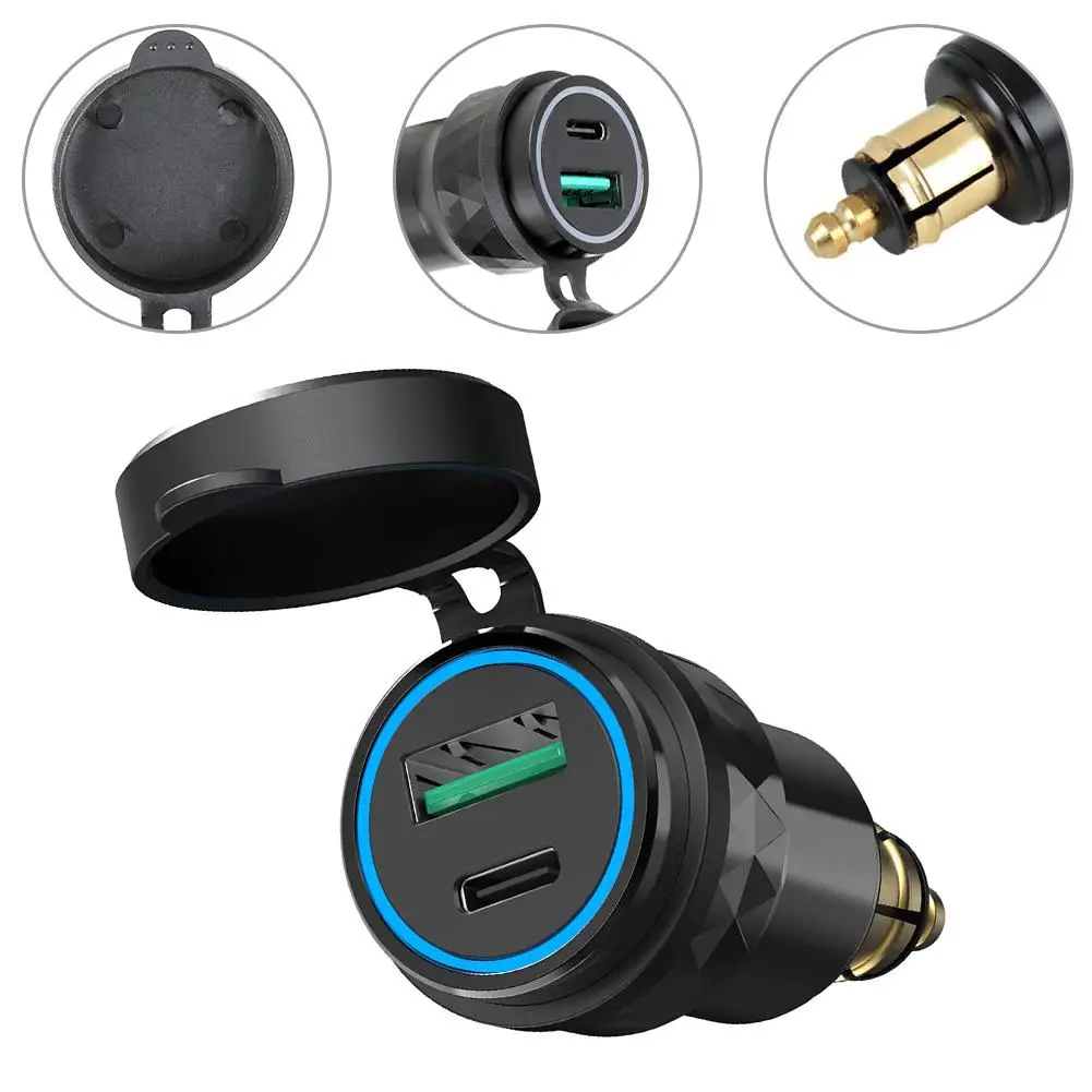 4.2A Dual USB Charger Adapter 12-24V Motorcycle DIN Socket Dual USB Charger Adapter For BMW F800 F650 F700 R1200 GS R1200RT
4.2A Dual USB Charger Adapter 12-24V Motorcycle DIN Socket Dual USB Charger Adapter For BMW F800 F650 F700 R1200 GS R1200RT