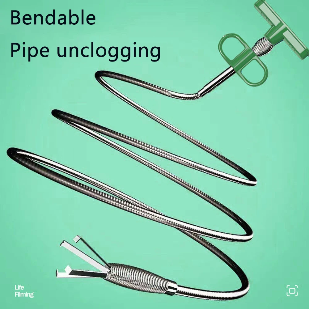 60/90/200mm Sewer Pipe Unblocker Bathroom Hair Sewer Sink Cleaning Tools Snake Spring Pipe Dredging Tool Kitchen Accessories
60/90/200mm Sewer Pipe Unblocker Bathroom Hair Sewer Sink Cleaning Tools Snake Spring Pipe Dredging Tool Kitchen Accessories
