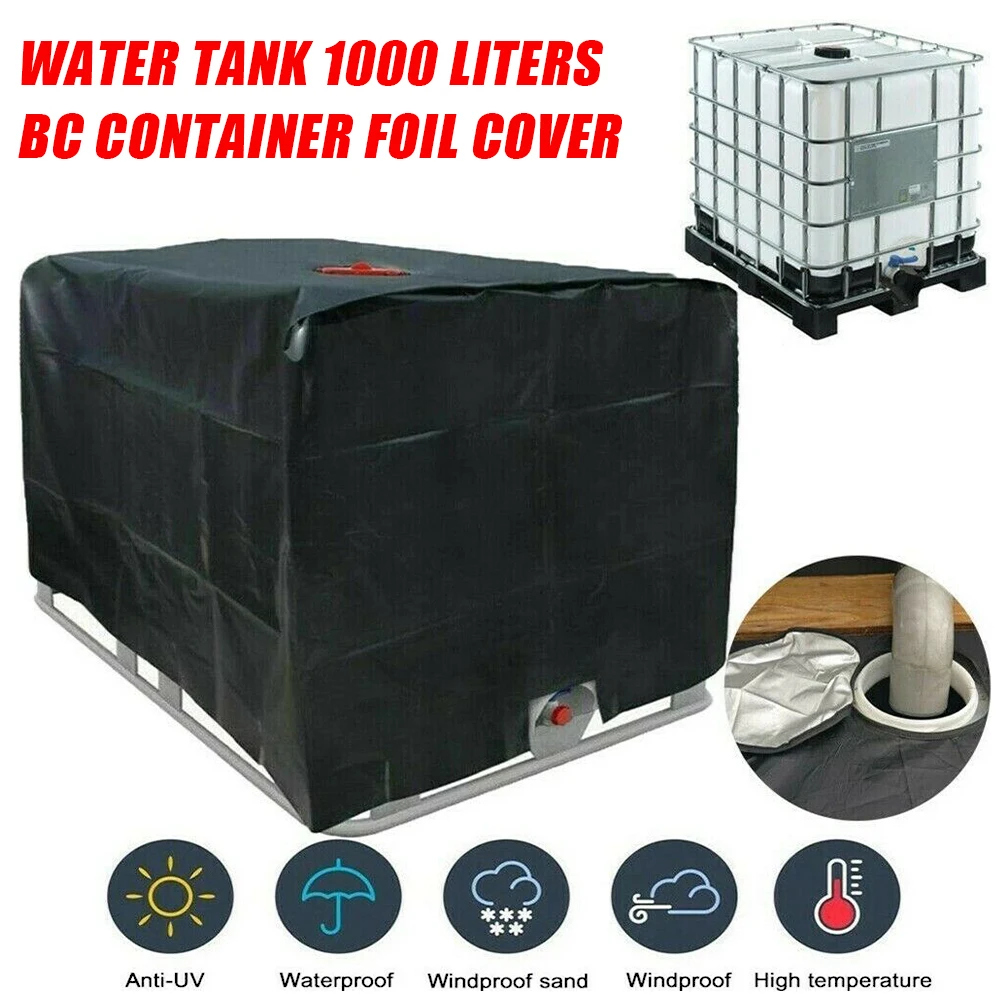 Outdoor Garden Waterproof Cover 1000 liters IBC Rain Water Tank Container Ton Barrel Sun Protective Foil Dust Covers
Outdoor Garden Waterproof Cover 1000 liters IBC Rain Water Tank Container Ton Barrel Sun Protective Foil Dust Covers