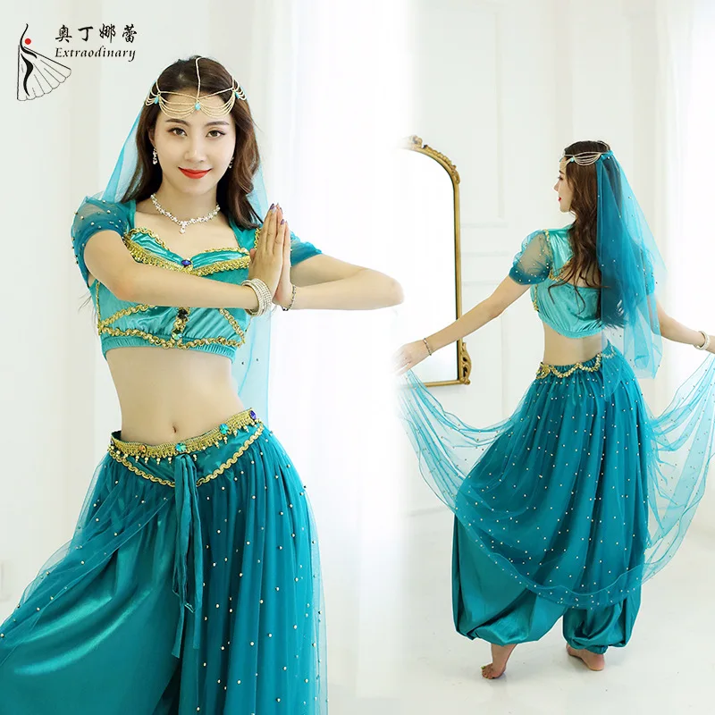 

Anime costume Latin cosplay Jasmine costume Halloween cos costume adult female belly dance performance