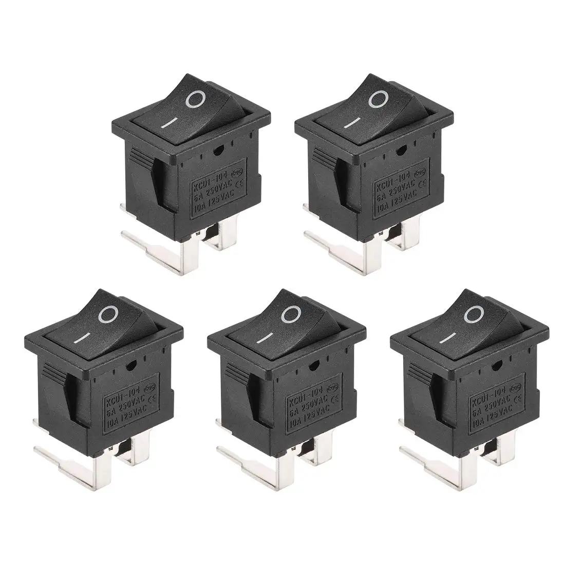 Keszoox DPST Mini Boat Rocker Switch Black Toggle Switch for Boat Marine 4pins ON/Off AC 250V/6A 125V/10A 5pcs
Keszoox DPST Mini Boat Rocker Switch Black Toggle Switch for Boat Marine 4pins ON/Off AC 250V/6A 125V/10A 5pcs