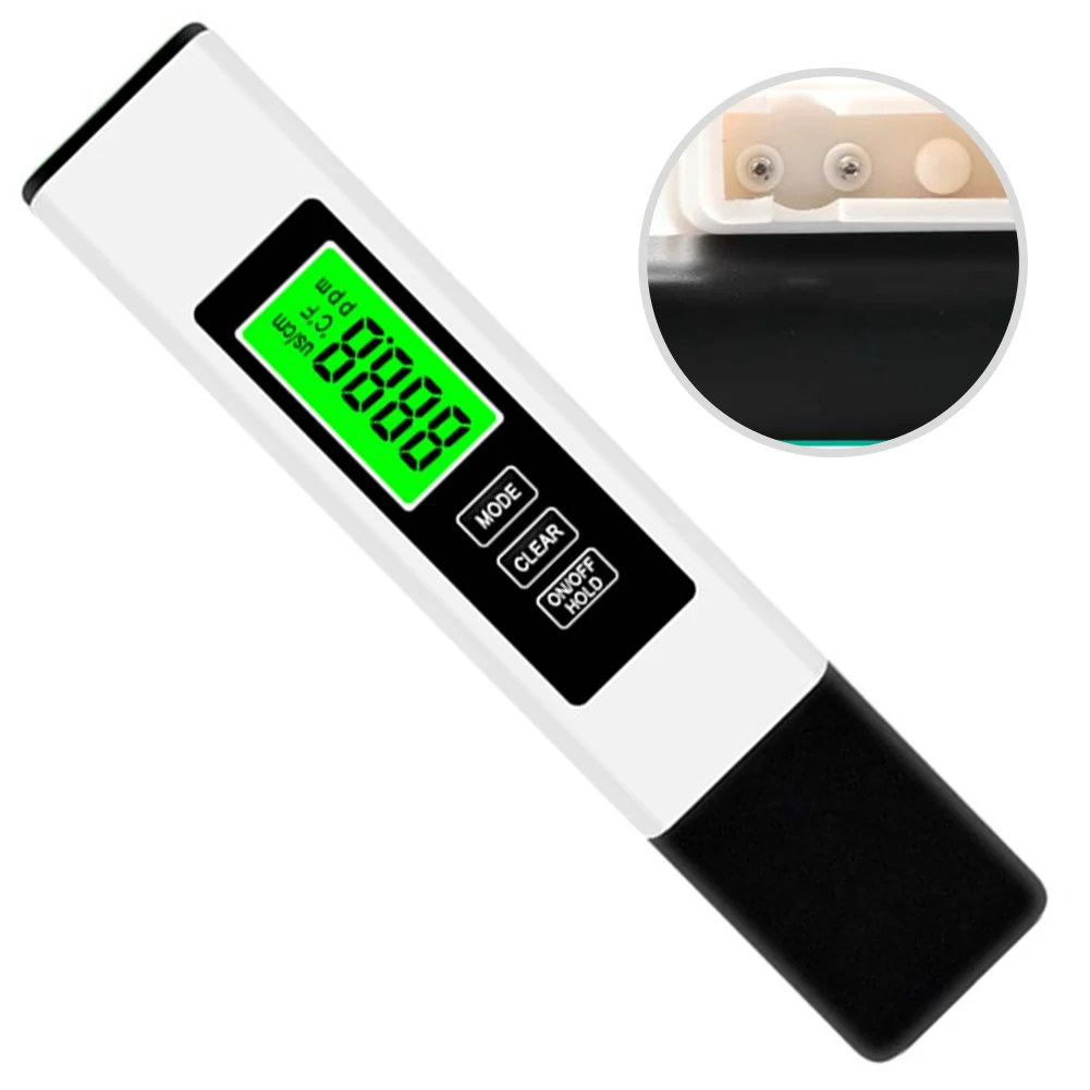 3 In 1 Digital Water Quality Tester 0~9990PPM Water Quality Analyzer Monitor For Drinking Hydroponics Aquarium Water
3 In 1 Digital Water Quality Tester 0~9990PPM Water Quality Analyzer Monitor For Drinking Hydroponics Aquarium Water