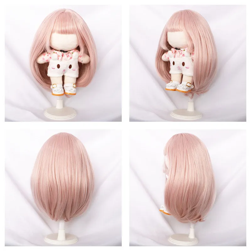 Many Styles of long Straight Curly Hair for 20CM Idol Plush Doll Pink Colorful Purple Gradient Color Wig Cosplay Doll Accessory
Many Styles of long Straight Curly Hair for 20CM Idol Plush Doll Pink Colorful Purple Gradient Color Wig Cosplay Doll Accessory