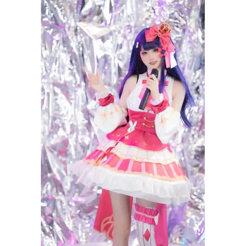 Oshi No Ko Ai Hoshino Ruby Hoshino Cosplay Lolita Skirt Halloween Costume For Woman Role Play Party Anime Clothes Girls' Dress
Oshi No Ko Ai Hoshino Ruby Hoshino Cosplay Lolita Skirt Halloween Costume For Woman Role Play Party Anime Clothes Girls' Dress