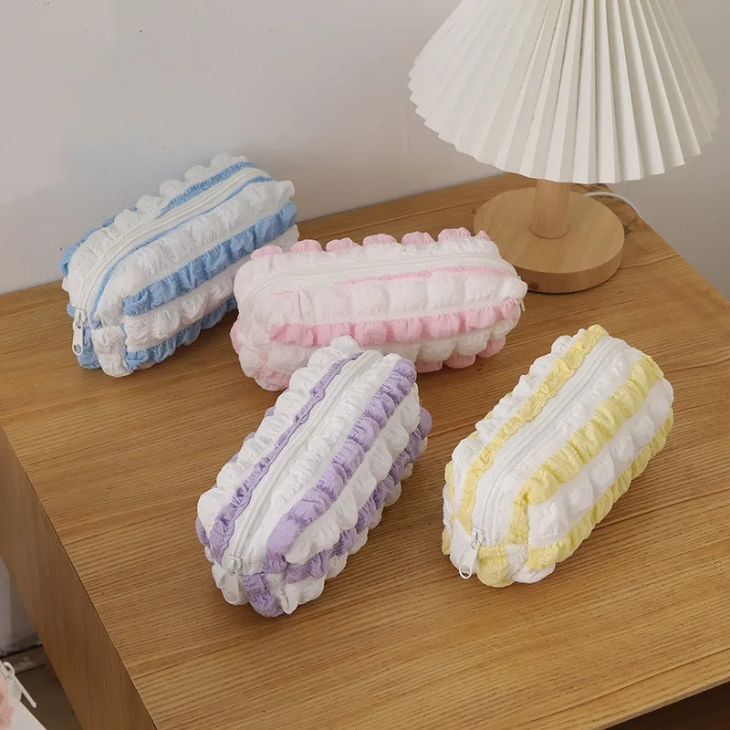 Cute Soft Puff Pencil Case Travel Cosmetic Lipstick Purse Storage Bag Student Handbags School Stationery Organizer Pouch Pen Bag
Cute Soft Puff Pencil Case Travel Cosmetic Lipstick Purse Storage Bag Student Handbags School Stationery Organizer Pouch Pen Bag