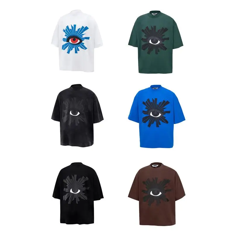 Truth Eye Foam Print Retro Wash Men's and Women's Loose Summer Short sleeved T-shirt Trendy
Truth Eye Foam Print Retro Wash Men's and Women's Loose Summer Short sleeved T-shirt Trendy