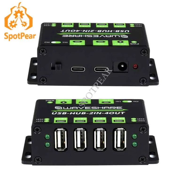 Индустриальный класс Φ-4 внешних USB-порта, 4x USB, 2.0 переключаемых двойных узлов, также для raspberry pi
Индустриальный класс Φ-4 внешних USB-порта, 4x USB, 2.0 переключаемых двойных узлов, также для raspberry pi