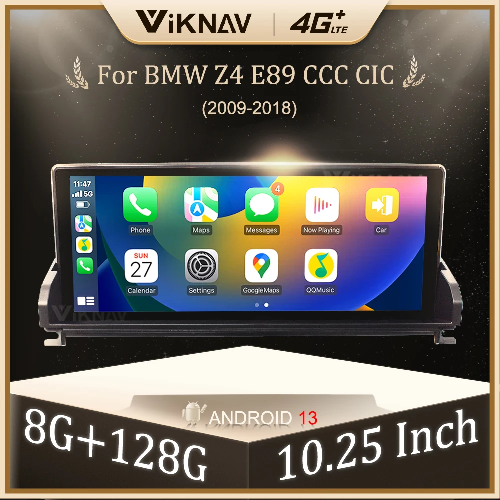 Автомобильный радиоприемник, 10,25 дюйма, Android 13, для BMW Z4 E89 2009-2018, мультимедийный плеер, GPS-навигация, стерео, замена, беспроводной CarPlay
Автомобильный радиоприемник, 10,25 дюйма, Android 13, для BMW Z4 E89 2009-2018, мультимедийный плеер, GPS-навигация, стерео, замена, беспроводной CarPlay