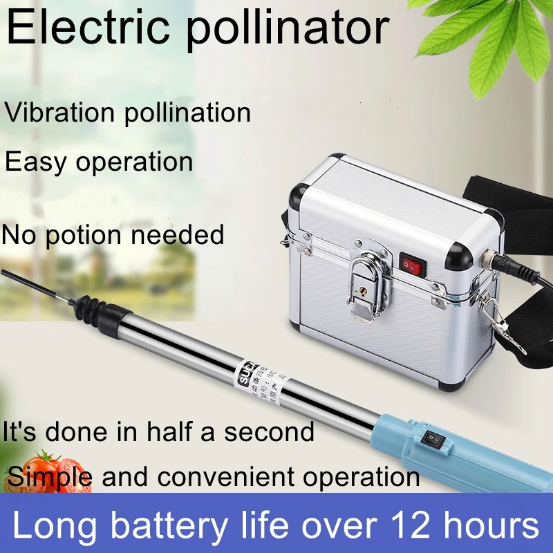 Tomato Pollinator Electric Flower Spray Artifact Spot Flower Machine Cucumber Dip Flower Vibration Pollinator Tomato
Tomato Pollinator Electric Flower Spray Artifact Spot Flower Machine Cucumber Dip Flower Vibration Pollinator Tomato