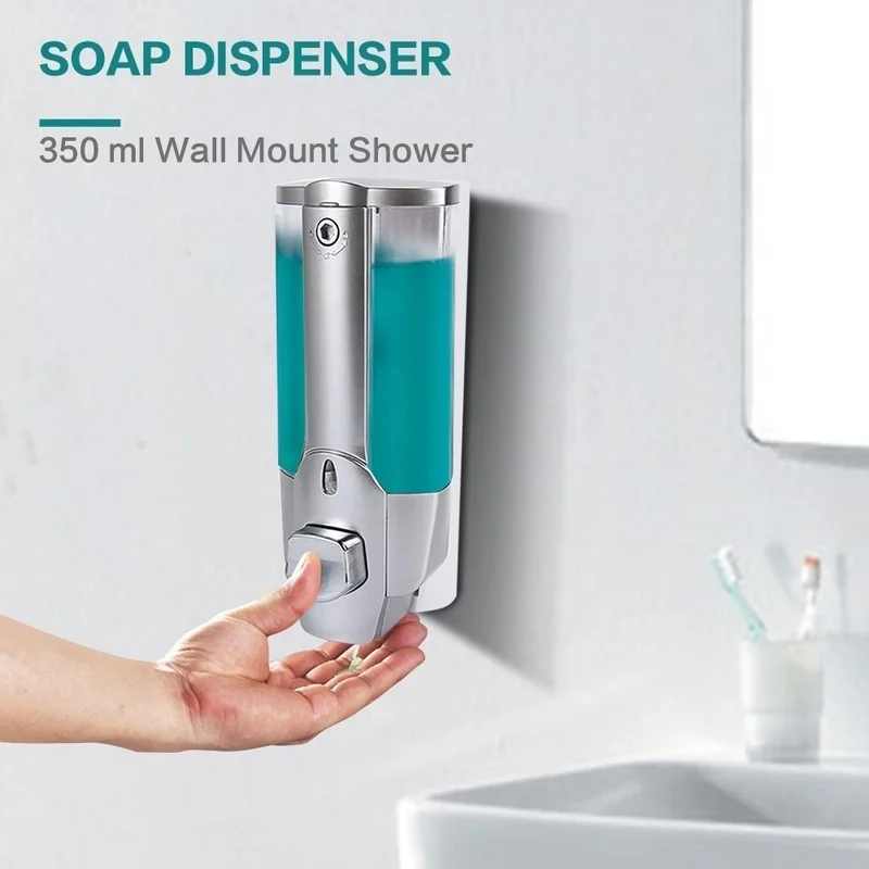 350ml Hand Soap Shampoo Dispenser Wall Mount Shower Liquid Dispensers Containers for Bathroom Washroom
350ml Hand Soap Shampoo Dispenser Wall Mount Shower Liquid Dispensers Containers for Bathroom Washroom