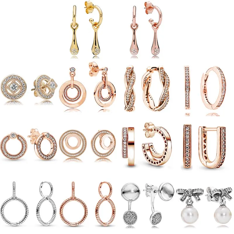 925 Sterling Silver Earring Allure Twist Of Faith Signature Circles Moments Charm Double Hoop Earring For Women Fashion Jewelry
925 Sterling Silver Earring Allure Twist Of Faith Signature Circles Moments Charm Double Hoop Earring For Women Fashion Jewelry