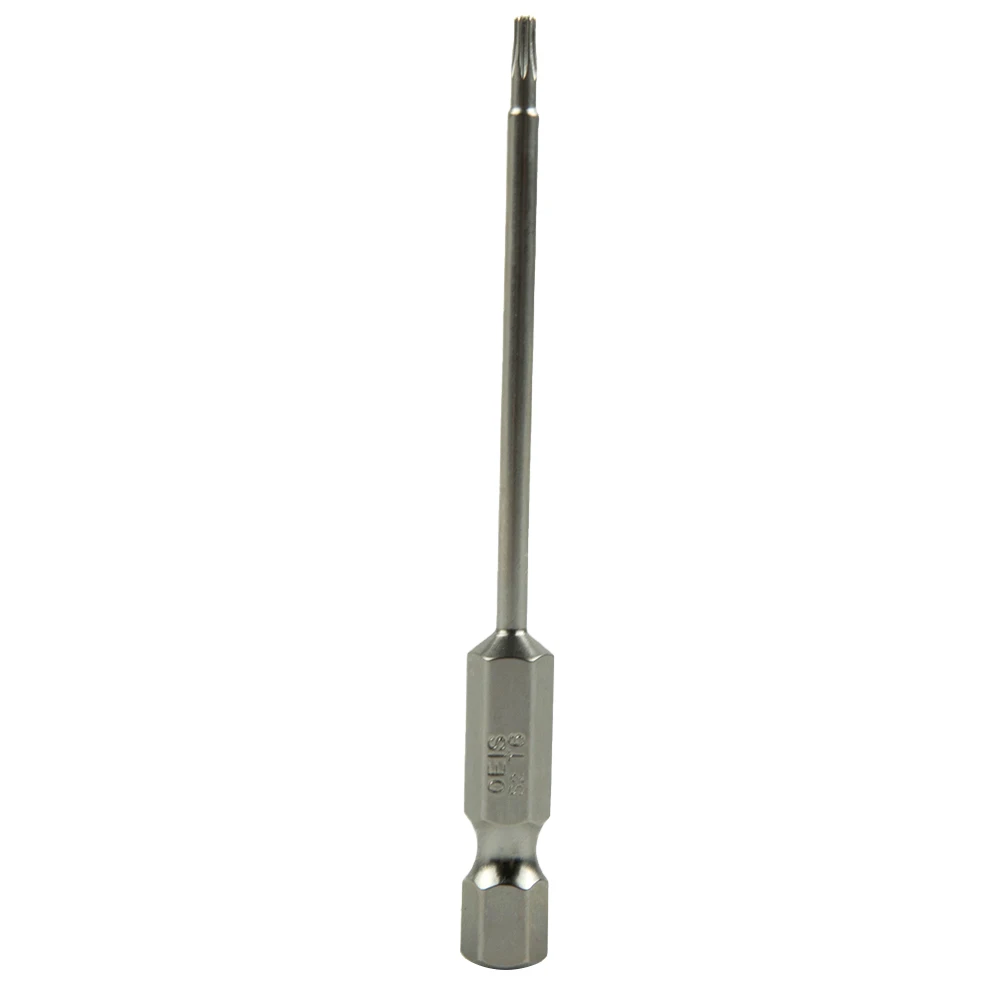 75mm Hex Shank-T40 Bits Driver Tamper Proof Security Drill Magnetic Bit Hollow Torx Screwdriver Flat Head Screw
75mm Hex Shank-T40 Bits Driver Tamper Proof Security Drill Magnetic Bit Hollow Torx Screwdriver Flat Head Screw
