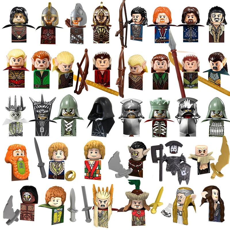 Конструктор MOC в средневековом стиле, черные фигурки Саурона, кольцо, аксессуары для lotr, детские игрушки, подарки
Конструктор MOC в средневековом стиле, черные фигурки Саурона, кольцо, аксессуары для lotr, детские игрушки, подарки